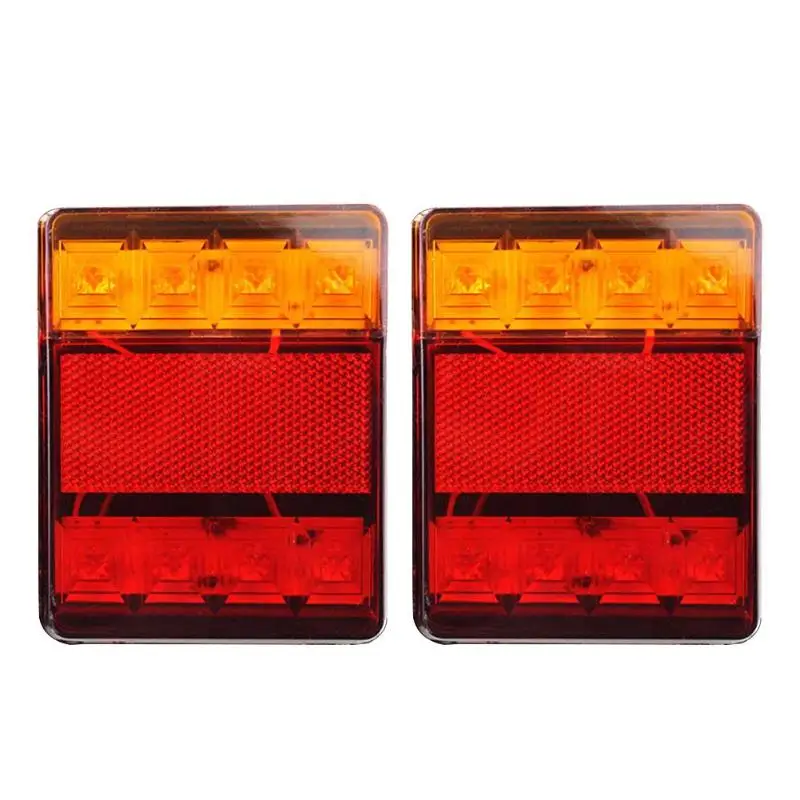 VODOOL 1 пара DC 12V автомобильный Грузовик 8LED задние сигнальные огни лампы система