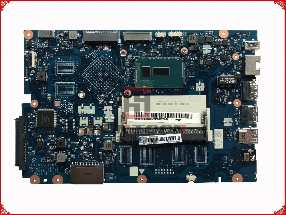 Оптовая продажа Подлинная FRU: 5B20K40900 для Lenovo Ideapad 100-15IBD материнская плата ноутбука