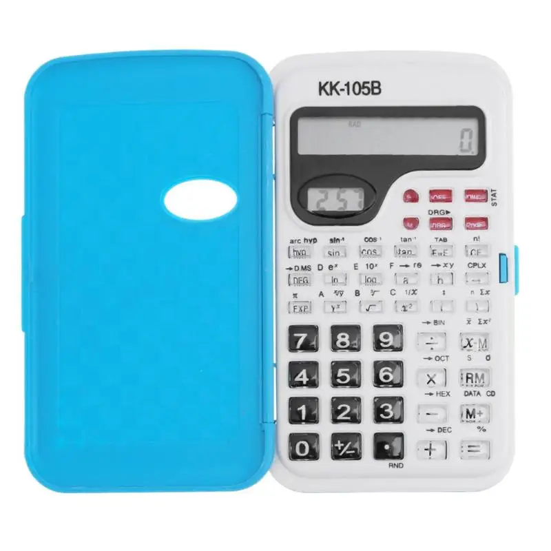 Ручной студента научный калькулятор 2 линии Дисплей портативный