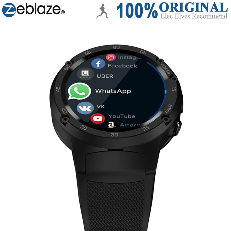 Zeblaze Тор 4 4G Smartwatch телефон 1 39 дюймов CORNING Gorilla Стекло ГБ/16 ГБ умные часы 3g Bluetooth gps Wi