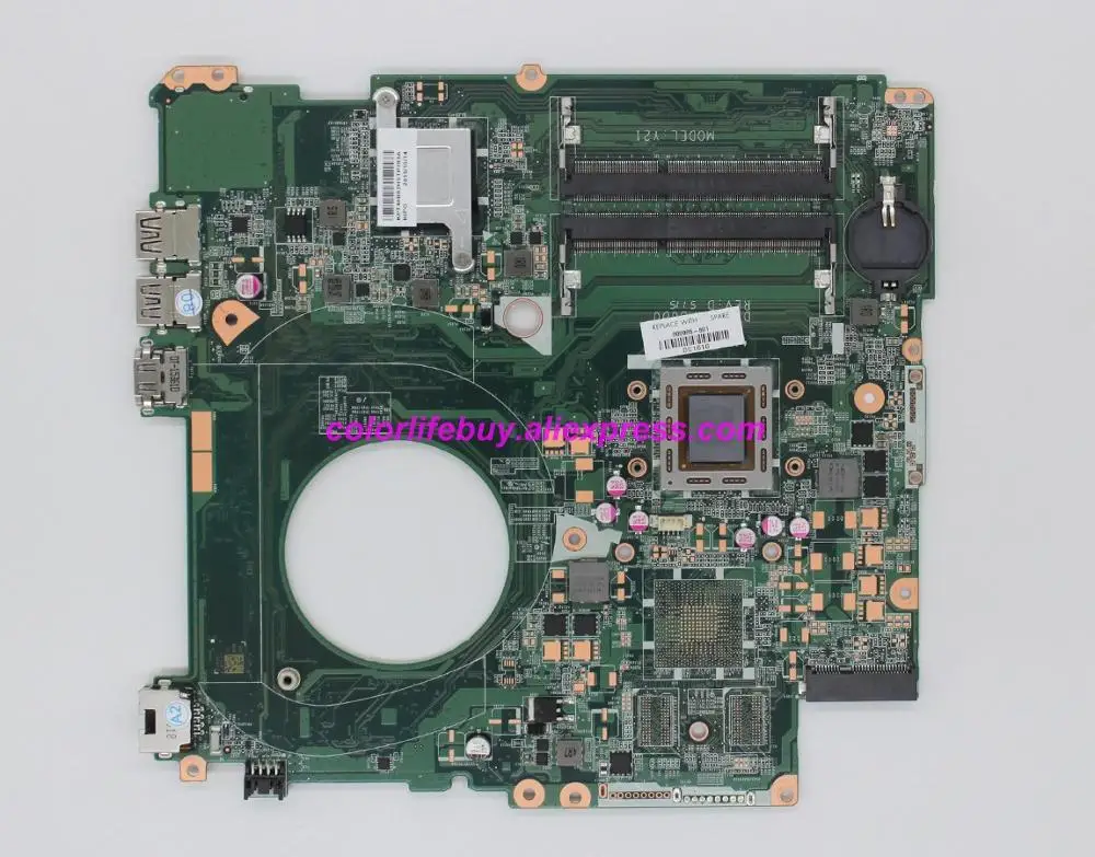 Genuine 809985-601 809985-001 809985-501 DAY21AMB6D0 UMA w A10-7300 Laptop Motherboard for HP 17 17Z 17-P Series NoteBook PC