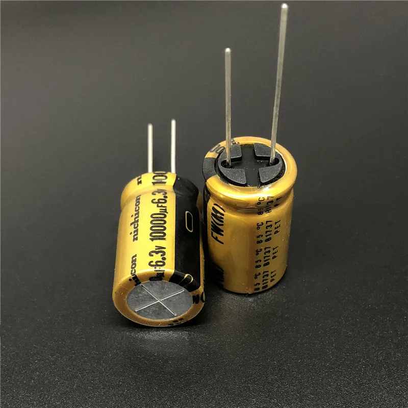 2шт/10 шт 10000 мкФ 6 3 V NICHICON FW серии 16x25 мм 6.3V10000uF аудио алюминиевый электролитический