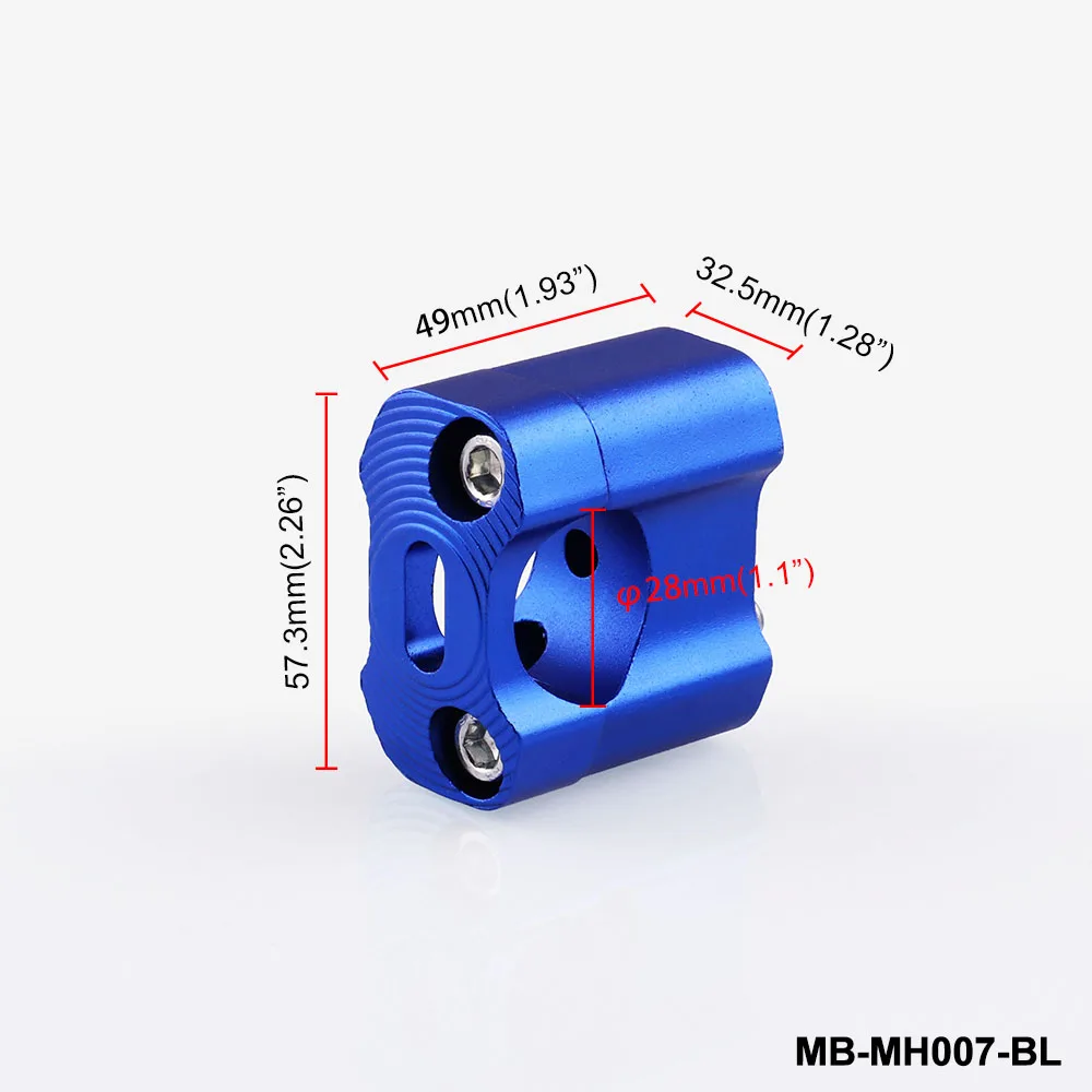 CARCHAT 2 шт. руль мотоцикла стояки Универсальный 28 мм CNC алюминиевый сплав ручка
