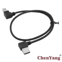 cy chenyang b male printer scanner 90 degree to right angled usb 2 0 a male cable 50cm 100cm