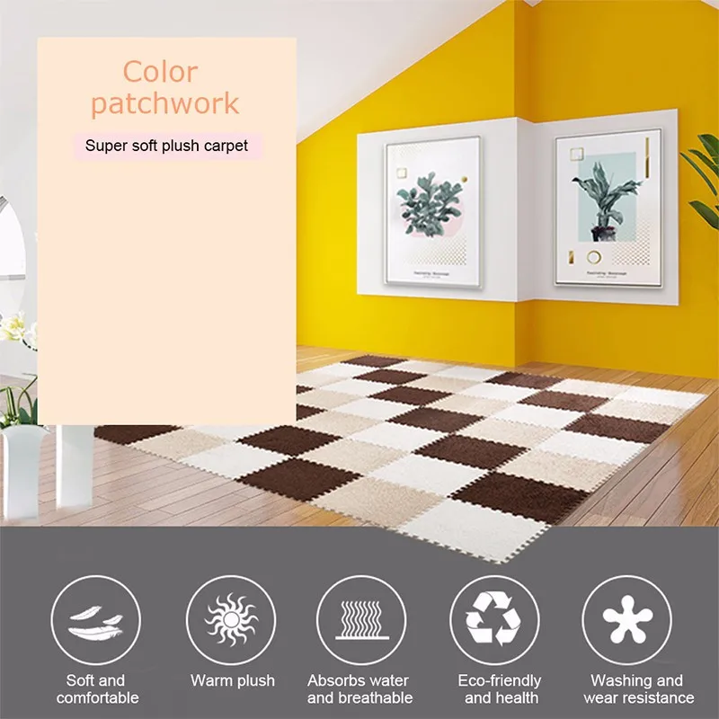 Детские игровые коврики пол двойной боковой Детский развивающий коврик EVA пены