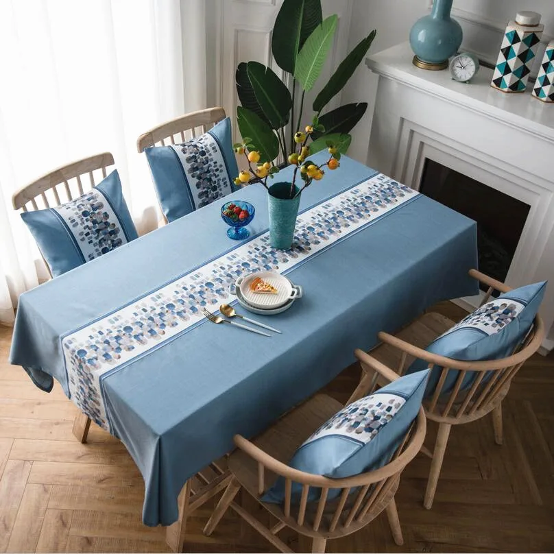 Новинка скатерть Водонепроницаемая 100% полиэстер для дома прямоугольная может