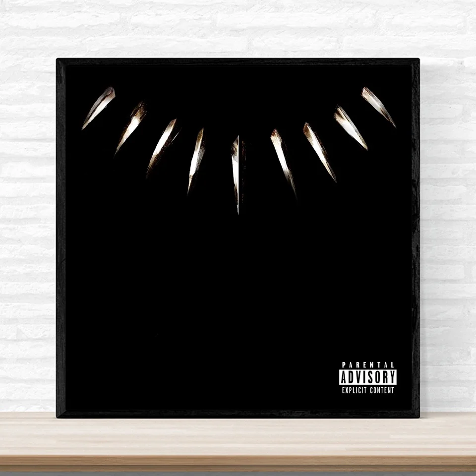 Kendrick Lamar и различные художники Черная пантера 1 Обложка для музыкального альбома
