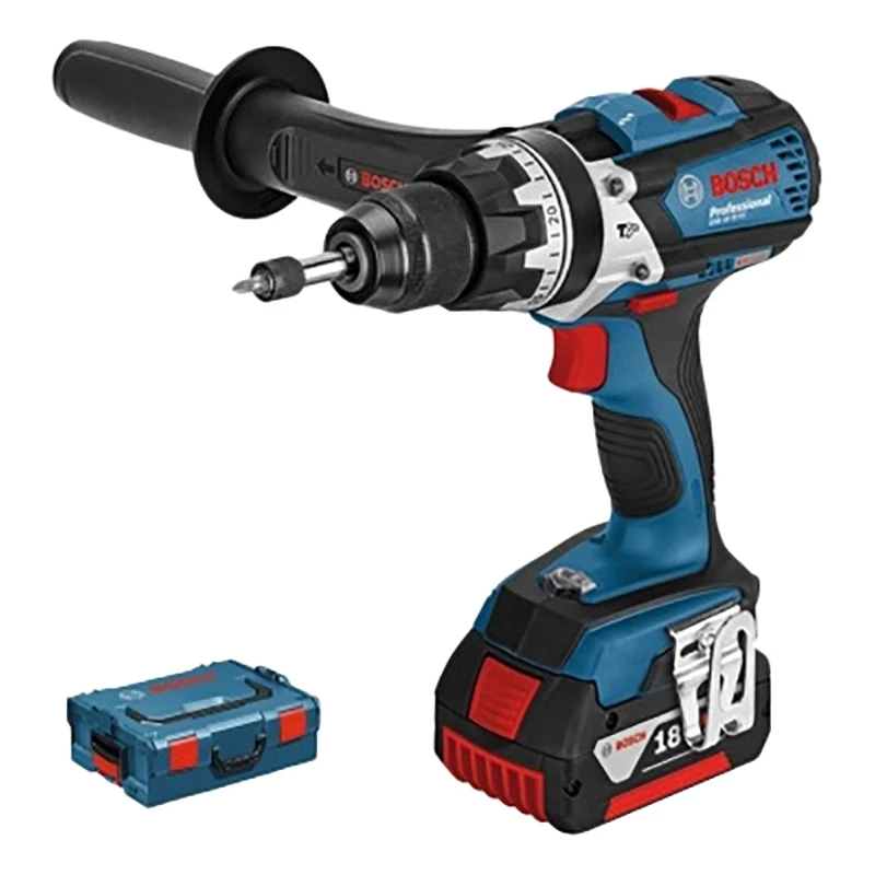 Дрель шуруповерт аккумуляторная Bosch GSB 18 VE EC (2 Li ion батареи 18Нм емкость 5 Ач