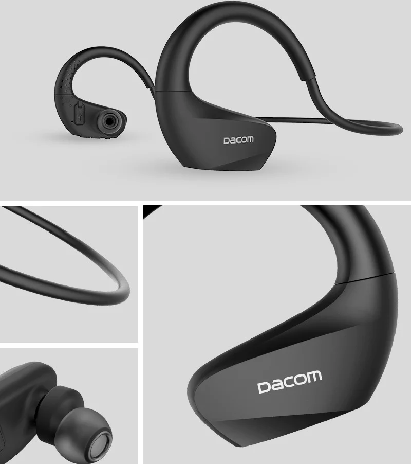 Bluetooth-наушники Dacom Athlete + Plus BT4.1 водостойкие IPX7 с микрофоном | Электроника