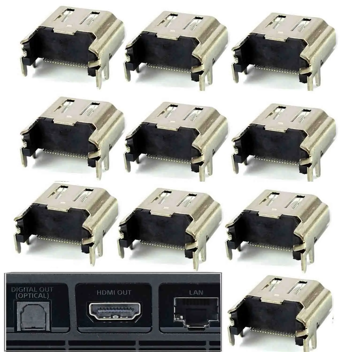 Горячая 2019 PS4 HDMI порт разъем интерфейса Замена для Sony PlayStation разъемы 10