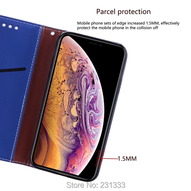 Кожаный чехол кошелек C ku для Iphone X XS 8 7 Plus 6 6S SE 5 с магнитной подставкой ТПУ карт и