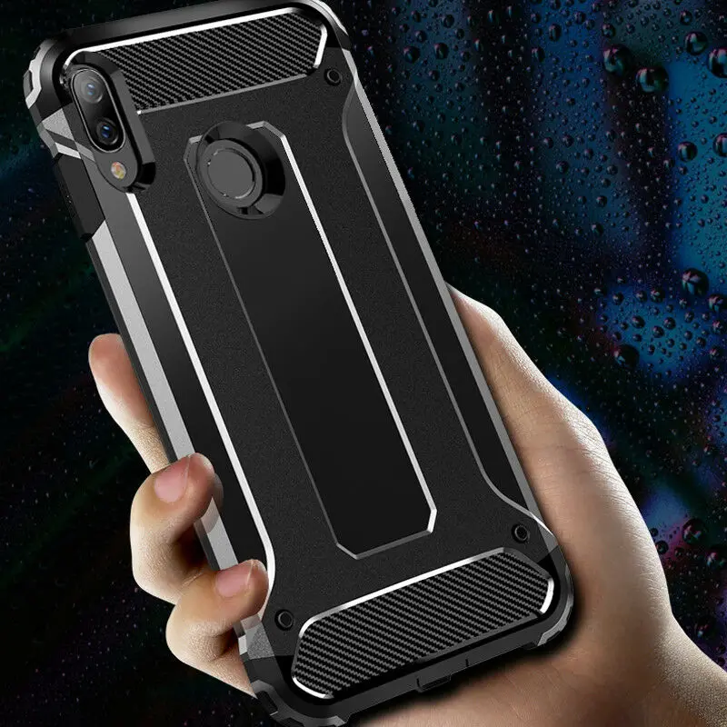 Противоударный армированный гибридный прочный чехол-накладка для Huawei Nova 4 3e 3i