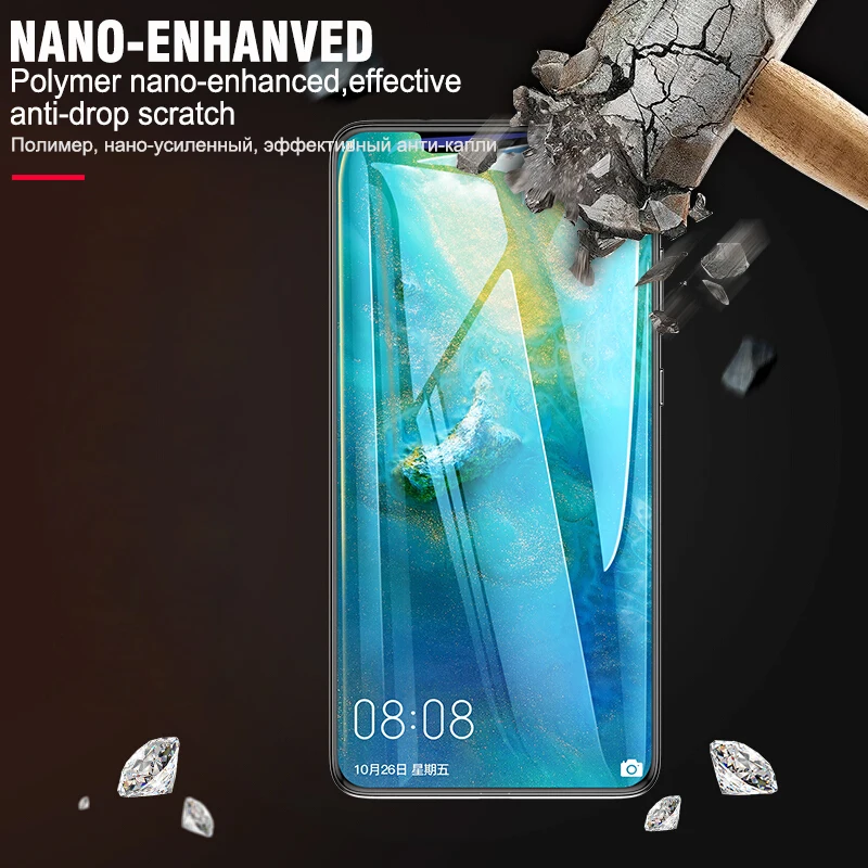 5D полное покрытие из закаленного стекла для huawei mate 20 Pro Защита экрана 10 Защитная