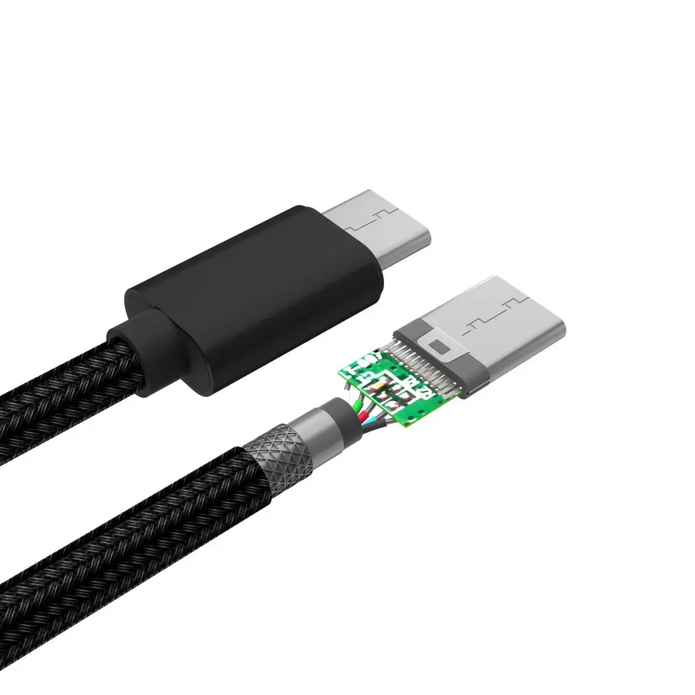 Новый Usb 3 1 двойной разъем передачи зарядки линии головкой тип c данных быть