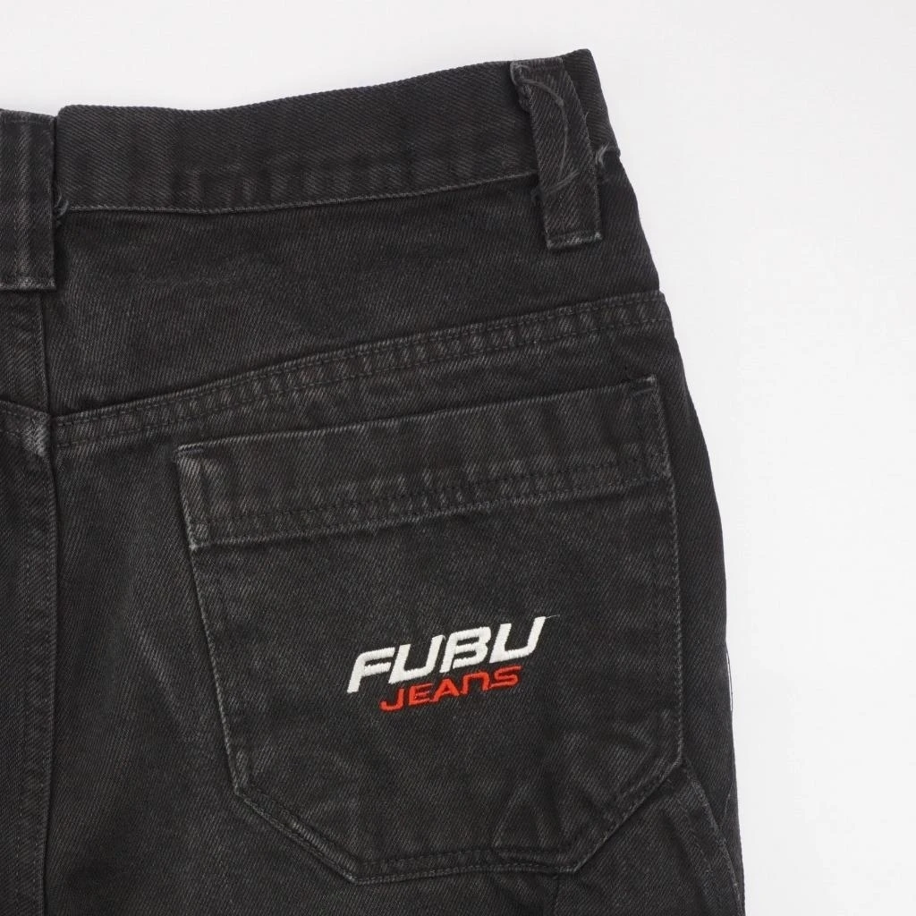 FUBU коллекции джинсы черные джинсовые женские Sz20 32x31 |