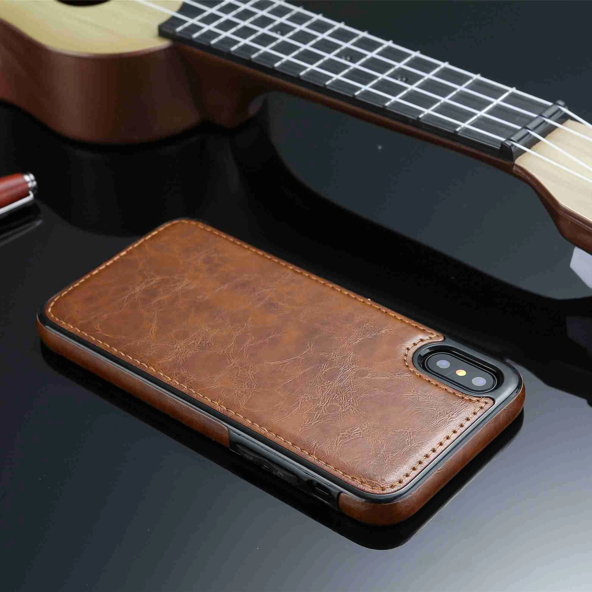 KISSCASE Магнитный поглощающий кожаный чехол для samsung Galaxy S9 S8 Plus S7 Ретро Чехол из