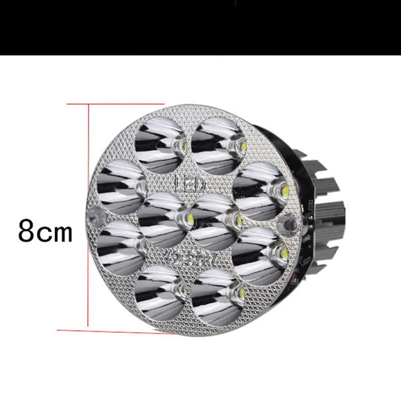 CARCHET 12-80 в светодиодная фара для мотоцикла с 8 светодиодными бусинами
