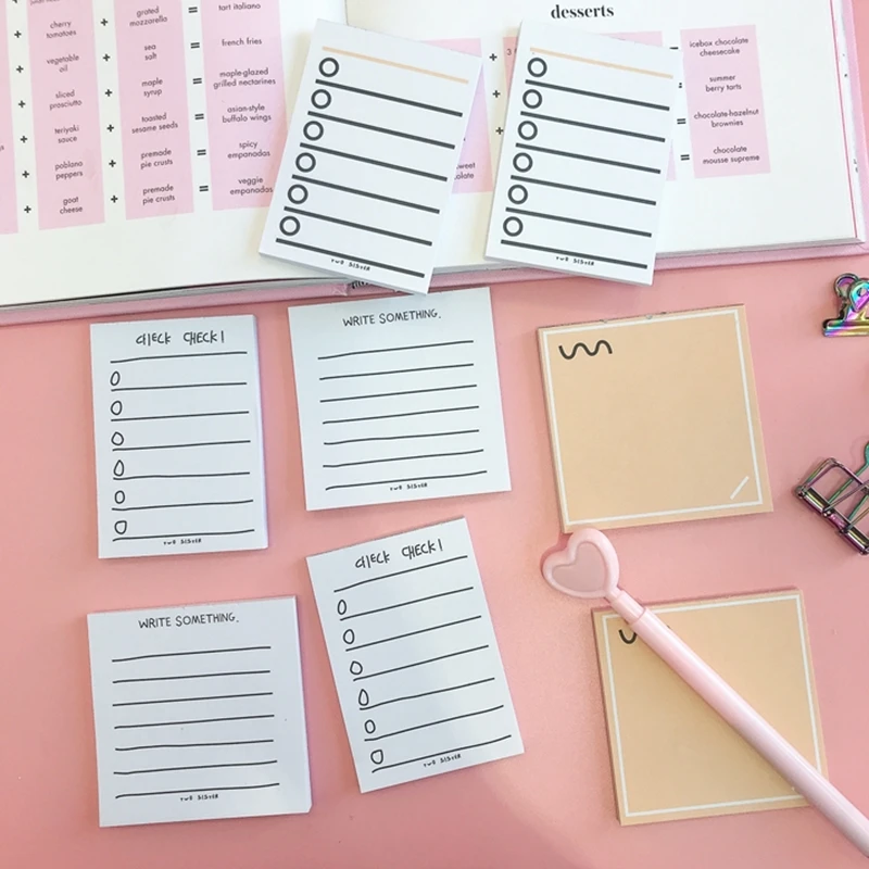 SIXONE 50 листов необычный блокнот для заметок ежедневный план офисный стол готовый