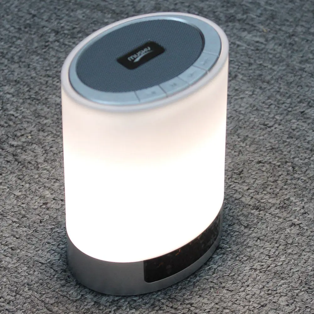 Ночные светильники Bluetooth динамик прикроватная лампа с сенсорным управлением