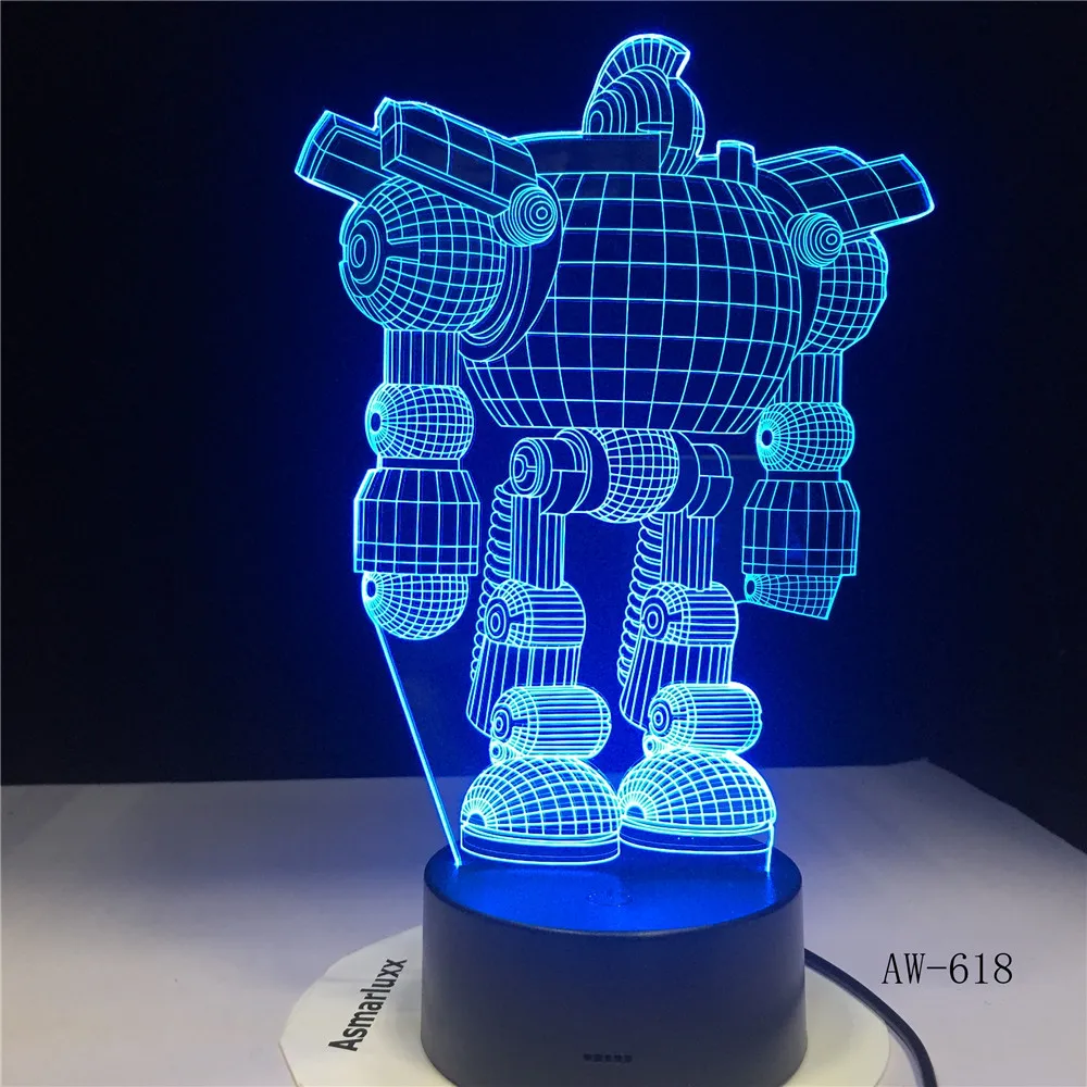 7 видов цветов USB энергосберегающие сенсорные 3D светодиодные ночные светильники