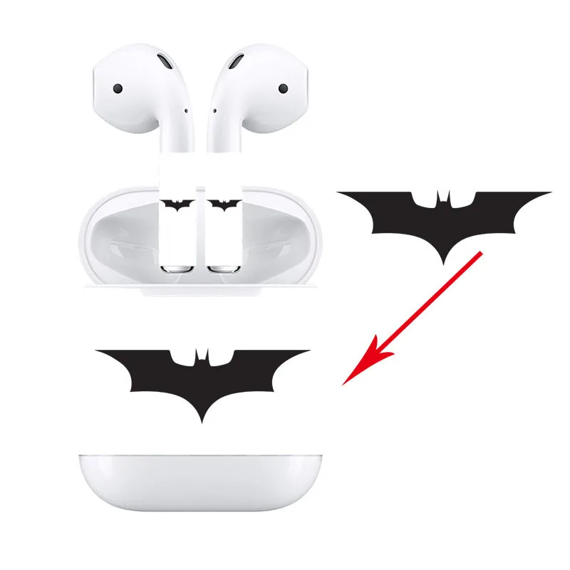Крутая индивидуальная наклейка DIY для airpods защитит кожу iPhone Беспроводная bluetooth