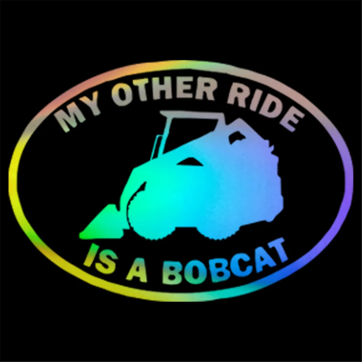 Моя другая езда это Bobcat Window Glass Truck автомобильная наклейка для ноутбука Ван декор