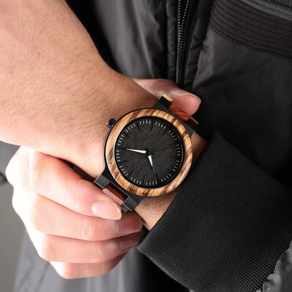 

Relogio Feminino Natural Handmade Wood Watch Classic Collection Wood Watches Quartz Movement Leather Band Strap Gifts for Boy