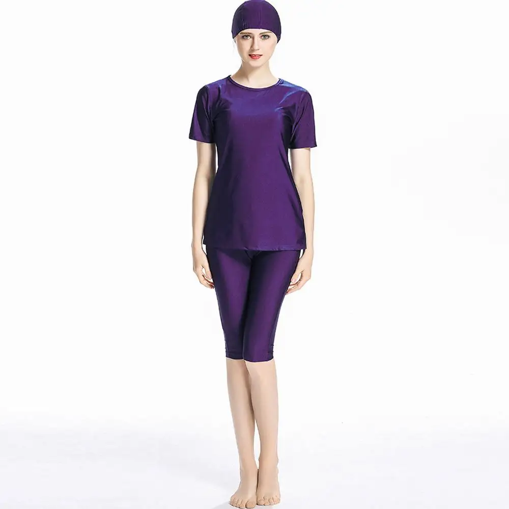 3 шт. скромный Burkini купальник Мусульманский Исламский купальный костюм хиджаб