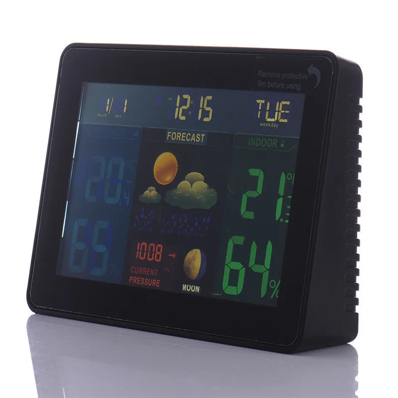 TS-70 Multi Функция беспроводной Метеостанция цифровой Температура измеритель