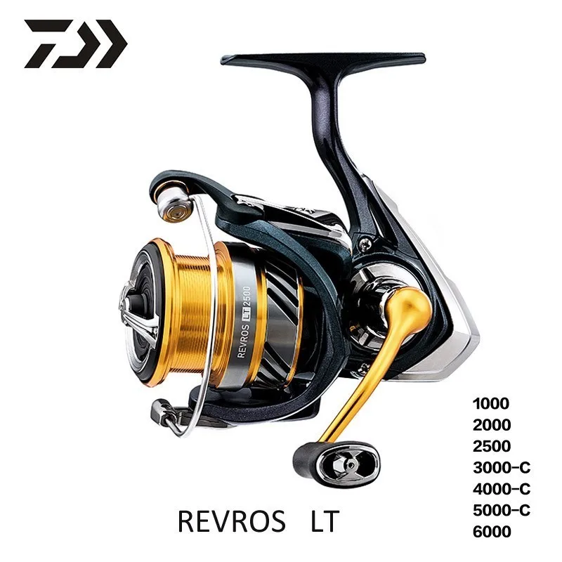 19 новая Рыболовная катушка DAIWA REVROS LT 1000 6000 для морской рыбалки макс. 12 кг 5 1: 1/5.2:1/5 3: