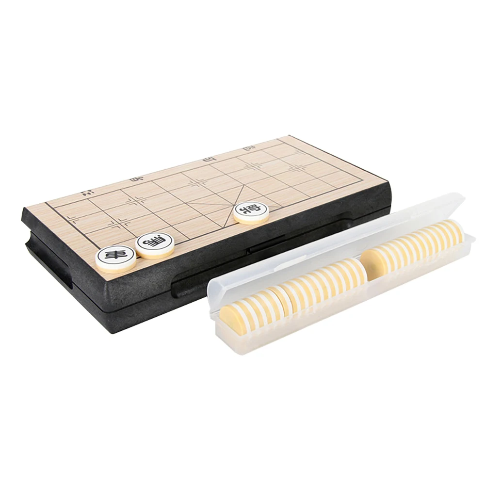 Складные шахматные настольные игры Xiangqi китайский Шахматный набор с 32 магнитными
