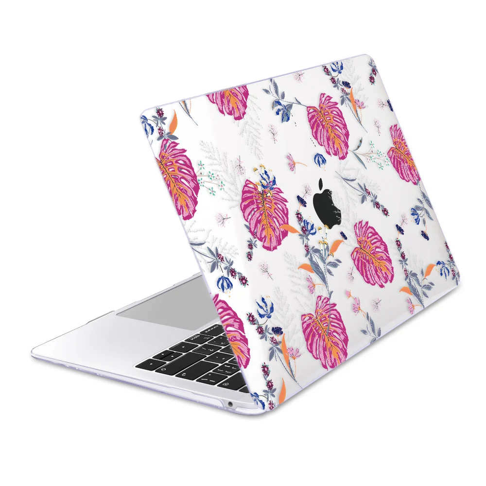Цветной чехол для ноутбука MacBook 12 дюймов Air 11 13 A1466 A1932 retina 15 Pro 3 Touch bar пластиковый