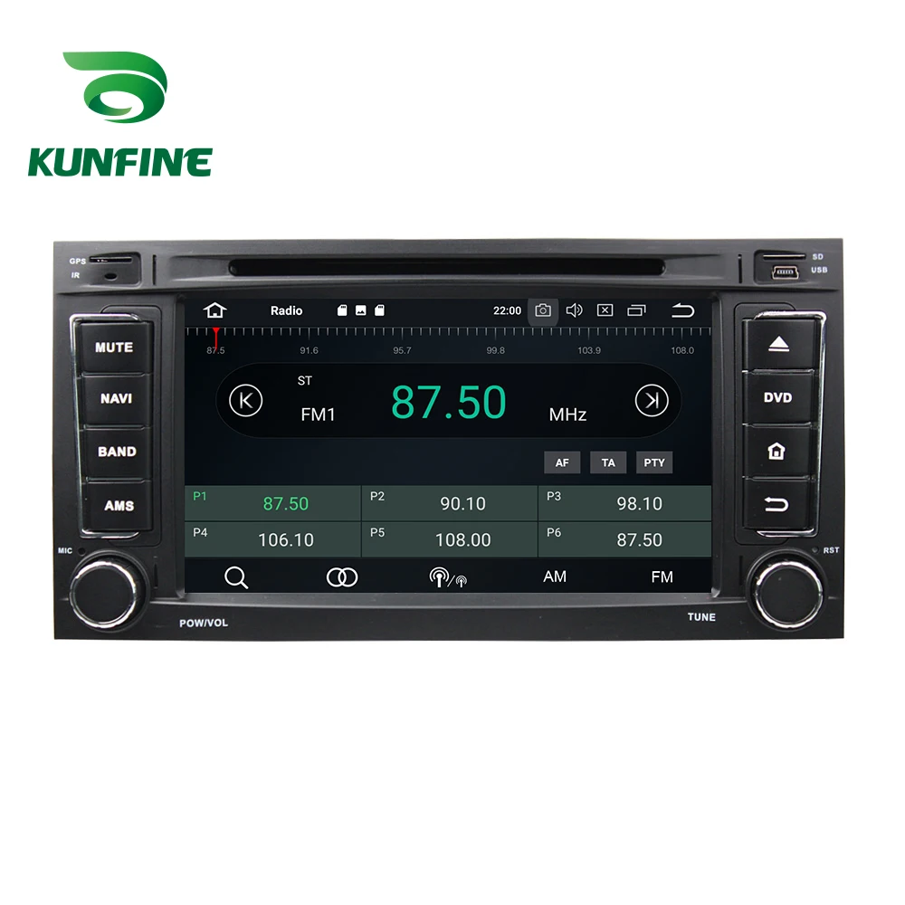 KUNFINE 4 ядра 2 Гб оперативная память Android 8 1 автомобиль DVD gps навигации