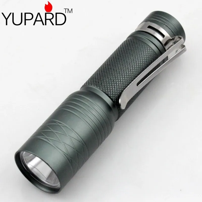 YUPARD Мини Портативный фонарик Фонарь Q5 светодиодный перезаряжаемый 14500/AA 500Lm