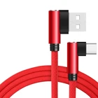 Кабель USB Type-C 0,25 м-3 м для быстрой зарядки Samsung Galaxy S8 Huawei для Xiaomi Redmi note 7 Type-C l-образный кабель для мобильного телефона