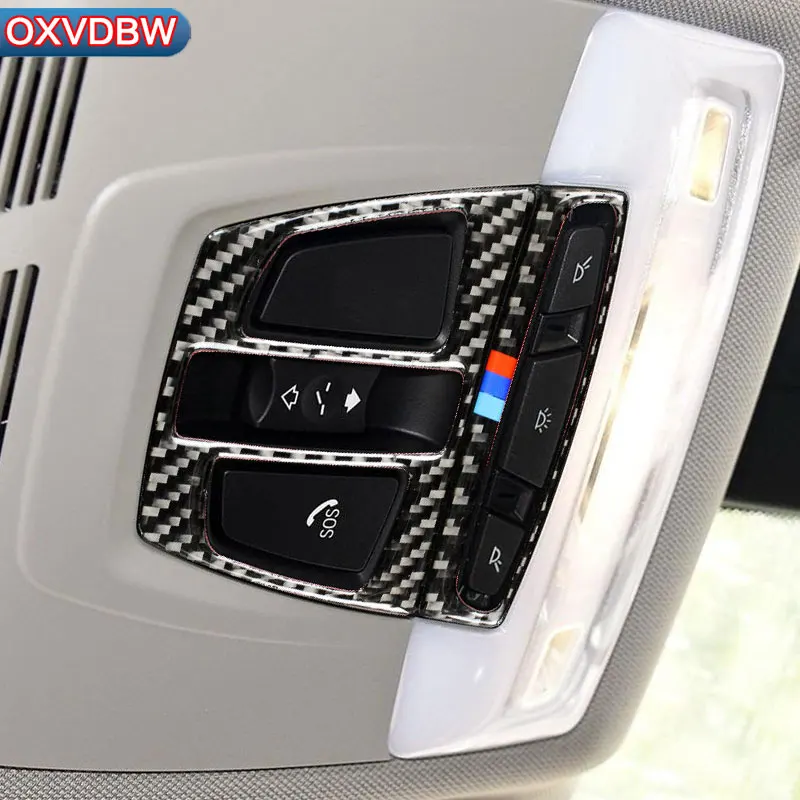 Для BMW F20 F21 F22 F23 E84 X1 F30 F34 F32 F33 F15 F16 X5 X6 подсветка для чтения интерьера из углеродного