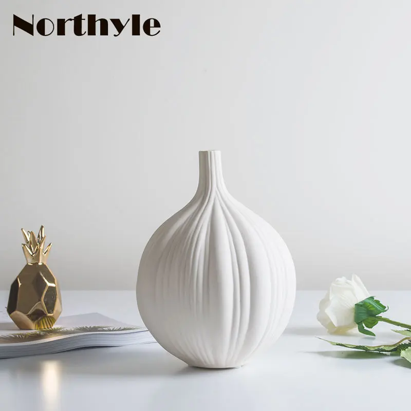 Northyl настольная белая керамическая плитка простой фарфоровый цветок Свадебный