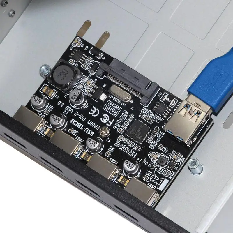 Высокое качество SSU FU3401 PCI E к 4 портам USB 3 0 Express адаптер для расширения настольного
