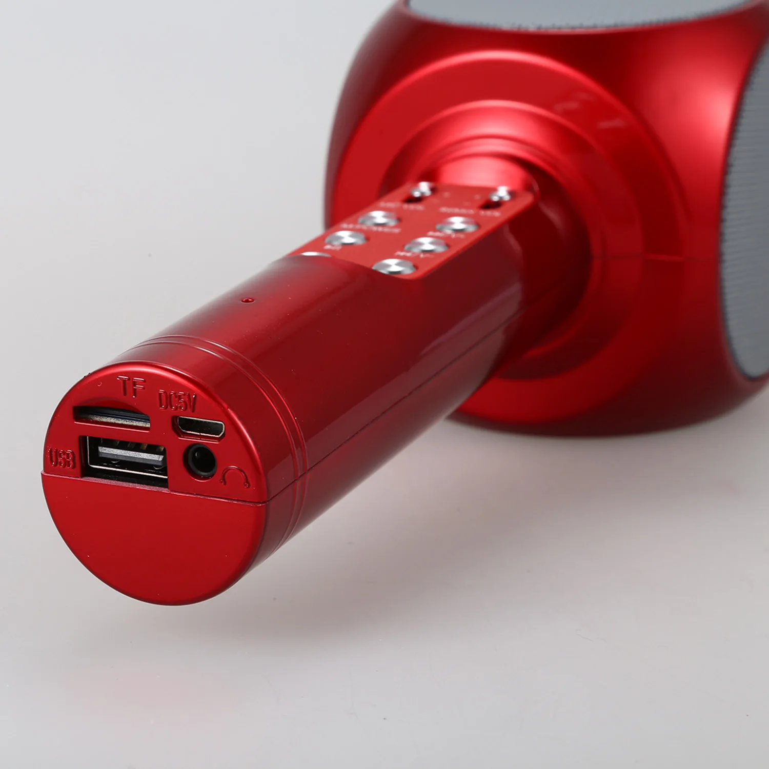 WS1816 беспроводной Bluetooth KTV караоке микрофон динамик USB LED свет|Портативные колонки|