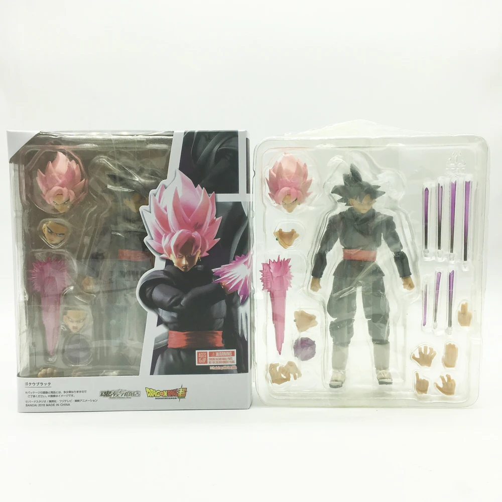 Shfiguarts Dragon Ball Z Супер Саян Гоку черный подвижные фигурки Коллекция Модель общие