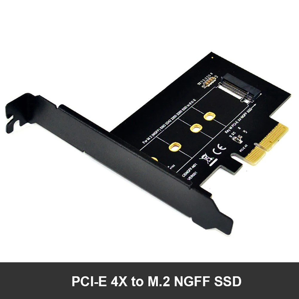M.2 к PCI-E3.0X4 высокоскоростная карта расширения NVME Riser Card M KEY NGFF SSD конверсионная