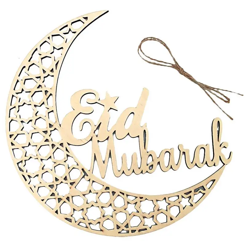 Деревянная дощечка мусульманский амадан Eid Mubarak креативный экологический Декор