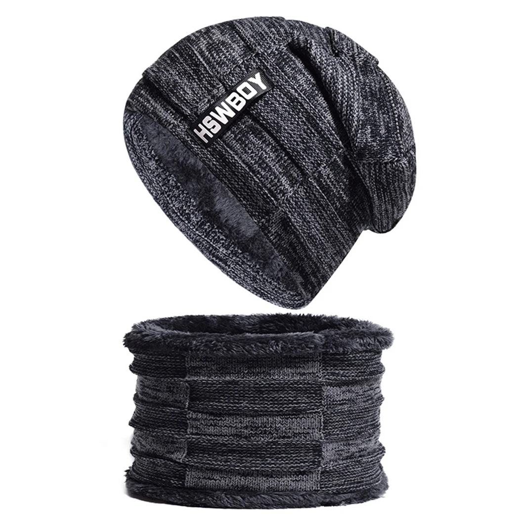 Зимние шапки Skullies Beanies 2018 шарф мужская шапка зимние для мужчин и женщин шерстяные
