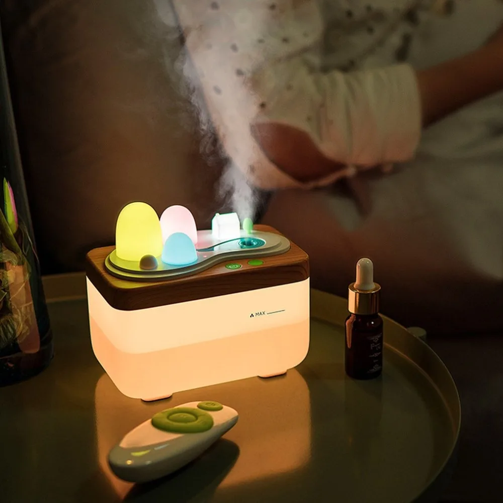 EAS-420Ml Air Ultrasonic Humidifier Essential Oil Diffuser Atomizer Freshener Mist Maker With Led Night Light | Бытовая техника
