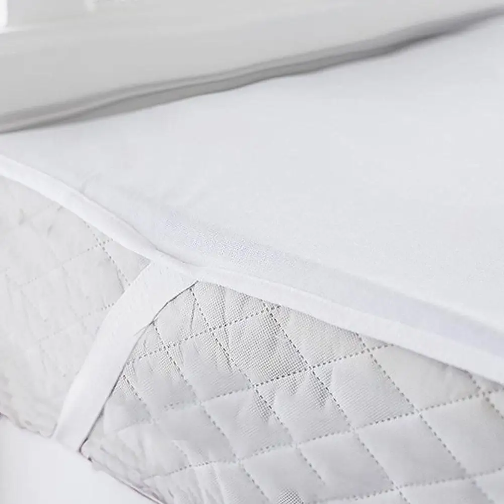 Adeeing Solid Color Waterproof Bedspread with 4 Corners Straps | Дом и сад