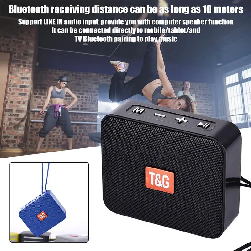 Мини динамик инновационный квадратный Bluetooth карта портативный беспроводной TG166