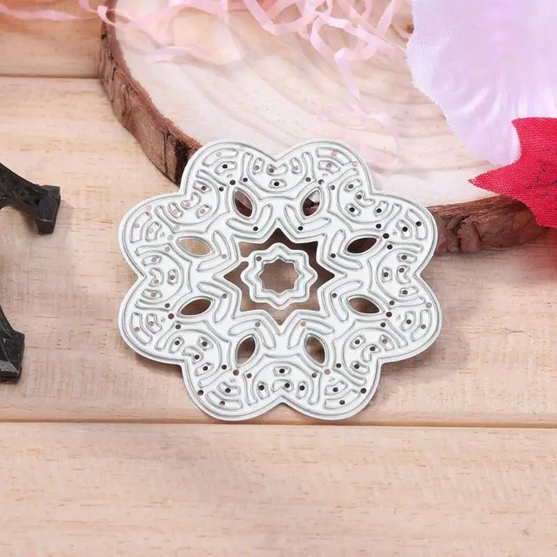 Diecut трафареты для резки металла DIY Скрапбукинг Фотоальбом Рождество Тиснение