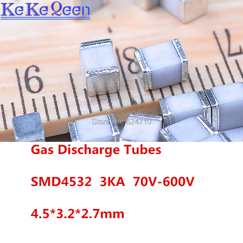 

Ceramic Gas Discharge Tubes SMD4532 3KA 2KA 1KA 70V 75V 90V 150V 200V 230V 300V 350V 400V 470V 500V 600V Lightning protection