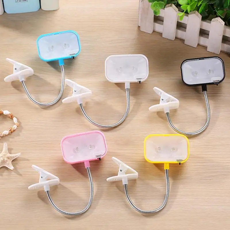 

2W LED Reading Table Lamp Creative Clip Book Light Bedroom Bedside Light Children Studying Eye Protection Table Lamp 1PC