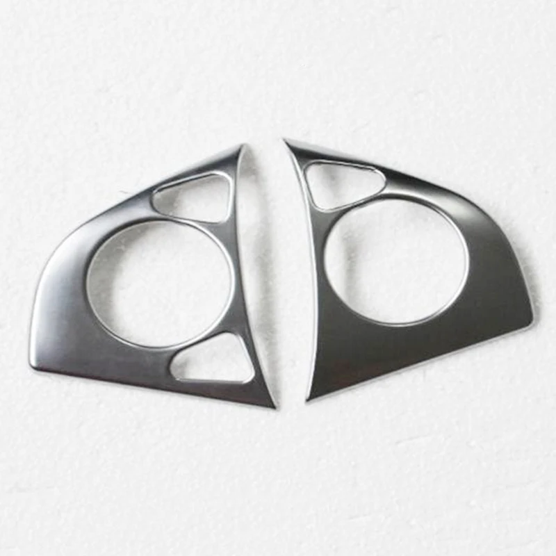 2 шт. Хромированные АБС для интерьера крышка рулевого колеса Накладка Honda HR V Vezel